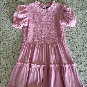 Polo by Ralph Lauren Pink Puff Sleeve Dress